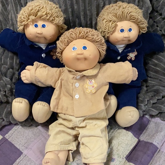 Cabbage Patch Kids Triplets! - Picture 1 of 9